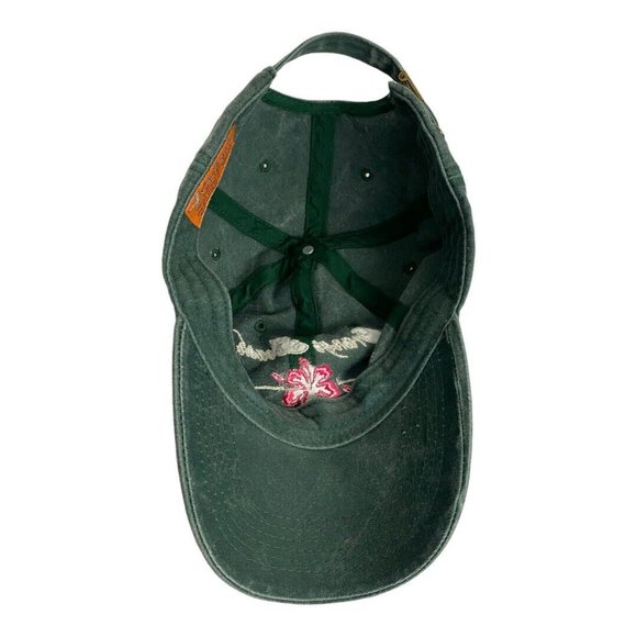 Orange Beach Alabama Womens Baseball Cap Green Pink Flower Adjustable Hat/Cap - Picture 11 of 11